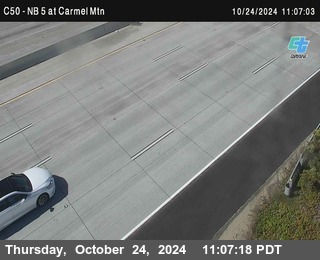 NB 5 at Carmel Mountain Rd.