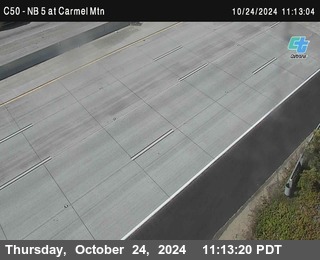 NB 5 at Carmel Mountain Rd.