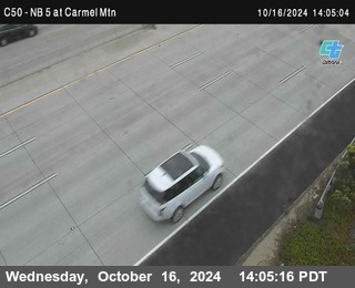 NB 5 at Carmel Mountain Rd.