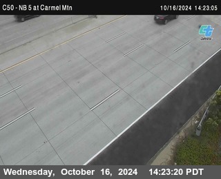 NB 5 at Carmel Mountain Rd.