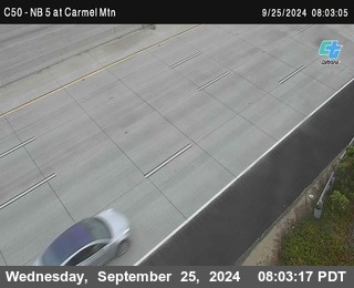 NB 5 at Carmel Mountain Rd.