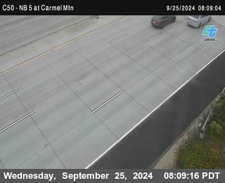 NB 5 at Carmel Mountain Rd.