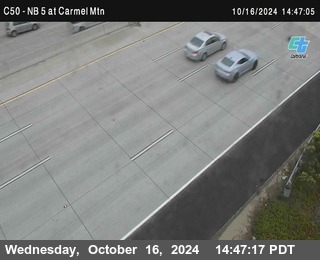 NB 5 at Carmel Mountain Rd.