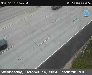 NB 5 at Carmel Mountain Rd.