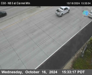 NB 5 at Carmel Mountain Rd.