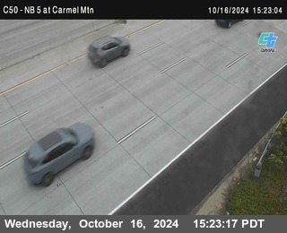 NB 5 at Carmel Mountain Rd.