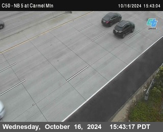 NB 5 at Carmel Mountain Rd.