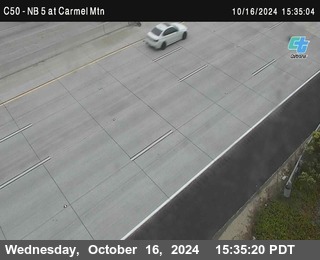 NB 5 at Carmel Mountain Rd.