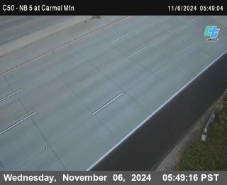 NB 5 at Carmel Mountain Rd.