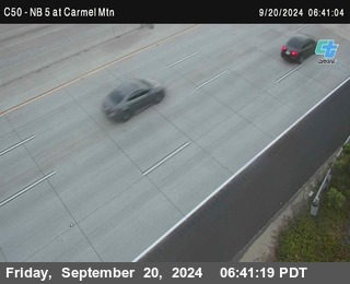 NB 5 at Carmel Mountain Rd.