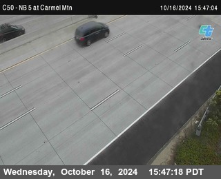 NB 5 at Carmel Mountain Rd.