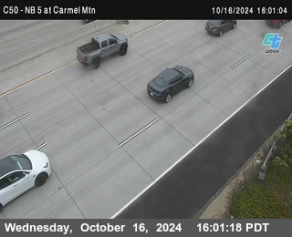 NB 5 at Carmel Mountain Rd.