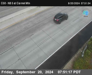 NB 5 at Carmel Mountain Rd.