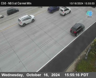 NB 5 at Carmel Mountain Rd.