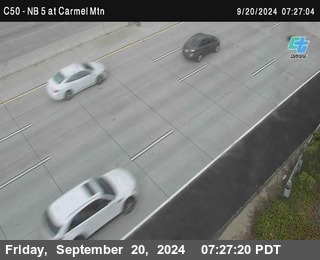 NB 5 at Carmel Mountain Rd.