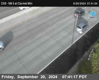 NB 5 at Carmel Mountain Rd.