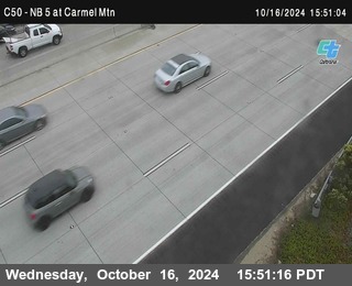 NB 5 at Carmel Mountain Rd.