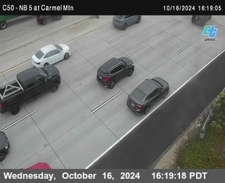 NB 5 at Carmel Mountain Rd.