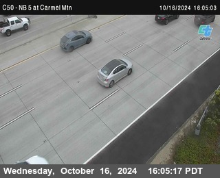 NB 5 at Carmel Mountain Rd.