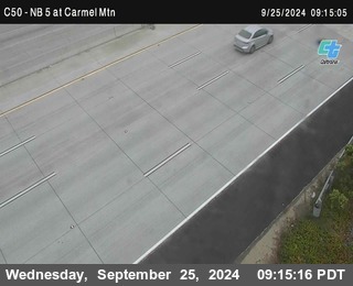 NB 5 at Carmel Mountain Rd.