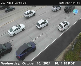 NB 5 at Carmel Mountain Rd.