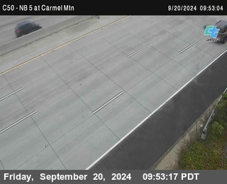 NB 5 at Carmel Mountain Rd.