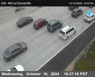 NB 5 at Carmel Mountain Rd.