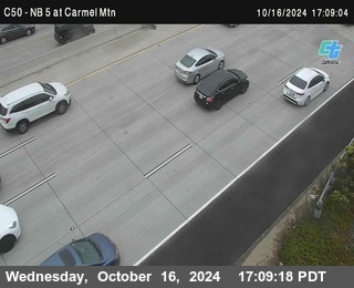 NB 5 at Carmel Mountain Rd.