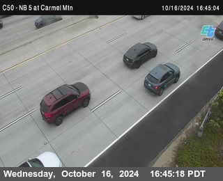 NB 5 at Carmel Mountain Rd.