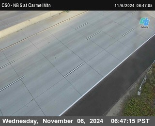 NB 5 at Carmel Mountain Rd.