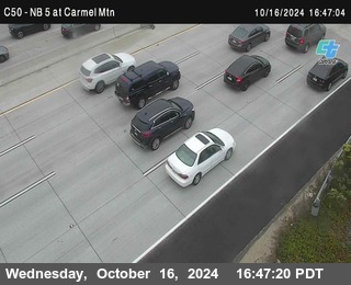 NB 5 at Carmel Mountain Rd.