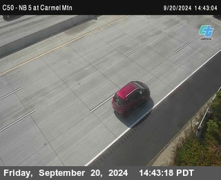 NB 5 at Carmel Mountain Rd.