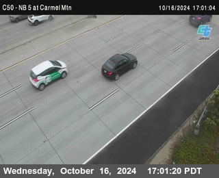 NB 5 at Carmel Mountain Rd.