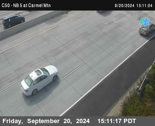 NB 5 at Carmel Mountain Rd.