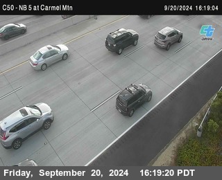 NB 5 at Carmel Mountain Rd.