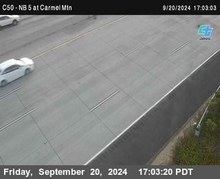 NB 5 at Carmel Mountain Rd.