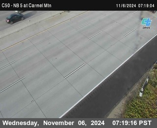 NB 5 at Carmel Mountain Rd.