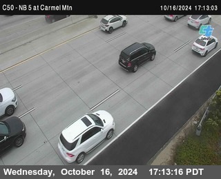 NB 5 at Carmel Mountain Rd.