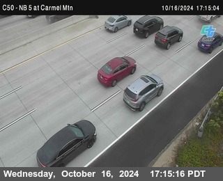 NB 5 at Carmel Mountain Rd.