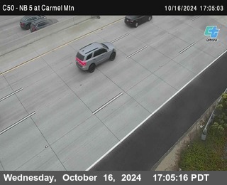 NB 5 at Carmel Mountain Rd.