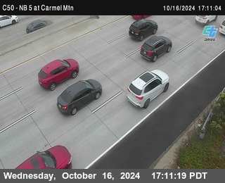 NB 5 at Carmel Mountain Rd.