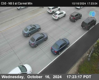 NB 5 at Carmel Mountain Rd.