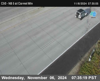 NB 5 at Carmel Mountain Rd.