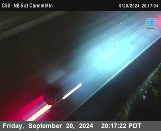 NB 5 at Carmel Mountain Rd.