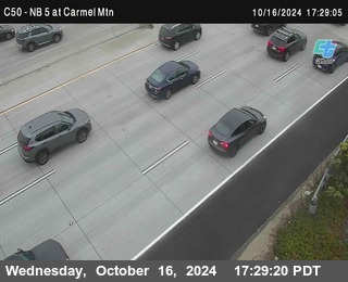 NB 5 at Carmel Mountain Rd.