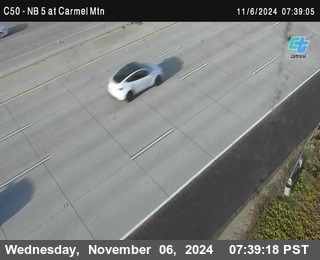 NB 5 at Carmel Mountain Rd.