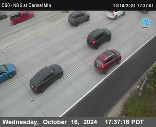 NB 5 at Carmel Mountain Rd.