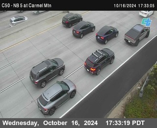 NB 5 at Carmel Mountain Rd.