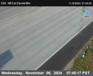 NB 5 at Carmel Mountain Rd.