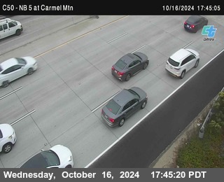 NB 5 at Carmel Mountain Rd.